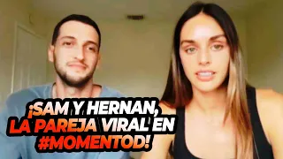 Hernan y Samantha, la pareja viral de Tik Tok habló con #MomentoD: ¿Cómo es vivir en USA? COMPLETA