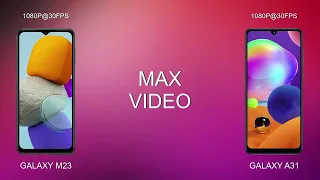 Samsung Galaxy M23 vs Samsung Galaxy A31 comparison