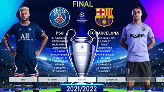 PES 2021 - PSG vs Barcelona - C.Ronaldo to Barcelona - Final UEFA Champions League [UCL] 2021/2022