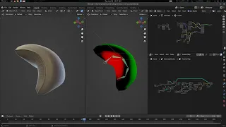 Dynamic wrinkle with procedural tension map in Blender geometry node