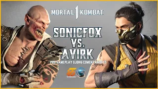 MK1: SONICFOX VS AVIRK - BARAKA VS SCORPION - Mortal Kombat 1 - Pro Gameplay