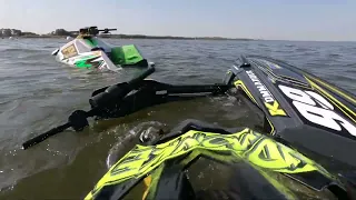 Poland IJSBA 2022, crash aqua bike