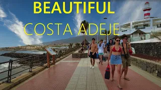 Costa Adeje Tenerife Spain 2024 🇪🇸 Beautiful Walking Tour in Canary Islands [4K UHD]