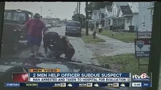 WATCH: Good Samaritans help Ohio officer being assaulted
