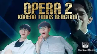 Korean twins react to 'Opera 2 - Dimash Kudaibergen' (The Singer 2017) Korean boys reaction!