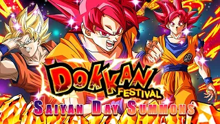 UNBELIEVABLE  GODKU SUMMONS!! Saiyan Day 2023!! - Dokkan Battle!!