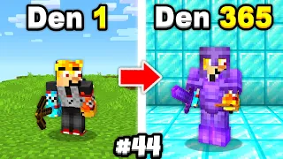 Přežil jsem 365 DNÍ v Minecraftu na NEJTĚŽŠÍ obtížnost...