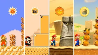 Evolution of Desert Levels in Mario Games (1988-2020)