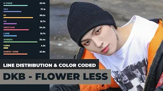 DKB (다크비) - Flower Less [Color Coded Lyrics | Line Distribution (ENG/ROM/HAN)]