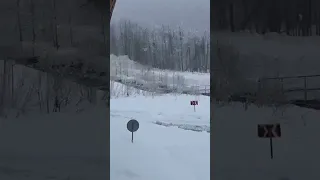 Лавина сносит мост 20.02.2023 Сочи, Красная Поляна *** Avalanche accident, Sochi Mountain