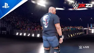 WWE 2K23 - Stone Cold Steve Austin'22 vs Brock Lesnar 2K Showcase Gameplay!