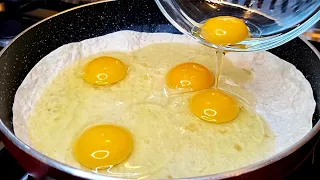 Better than pizza! Pour eggs on the tortilla and you'll be amazed at the results!