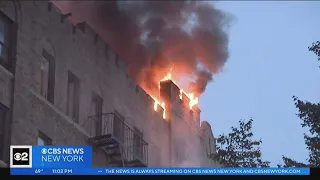 5 hurt, including 1 firefighter, in Bronx apartment building fire