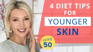 4 Simple Food Tips for YOUNGER GLOWING SKIN / Over 50 / Mature Skin