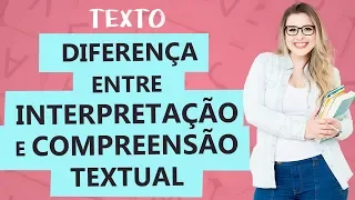 INTERPRETAÇÃO E COMPREENSÃO DE TEXTOS - Aula 14 - Profa. Pamba - Texto