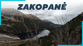 Kelionė automobiliu į Zakopanę (Morsko Oko, Czarny Staw, Jaskinia Dziura)