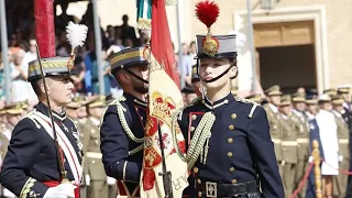 Princess leonor of spain take oath of the flag | La Princesa Leonor presta juramento a la bandera