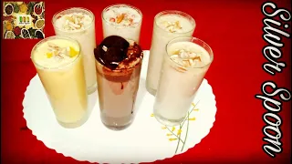 6 testy milkshakes in 5-minutes II Milkshake recipe II How to make refreshing summer drinks II