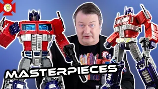 2 TRANSFORMERS Masterpiece OPTIMUS PRIME Knockoffs Review