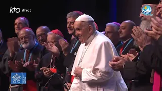 Clôture des Rencontres Méditerranéennes 2023 à Marseille, en présence du pape François
