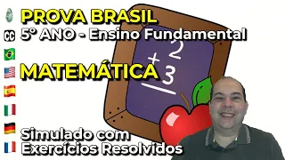 Test Brazil 5 Year Math: Simulated with Solved Exercises (Subtitles in English)