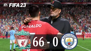 FIFA 23 Messi Salah Ronaldo Neymar Jr Modric Liverpool vs Manchester City 2023 4k60fps Gameplay