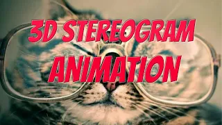Amazing animated 3D Stereogram  / Magic Eye