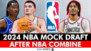 2024 NBA Mock Draft AFTER NBA Combine Ft. Donovan Clingan | Who Goes #1?
