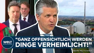 ATOMAUSSTIEG: AKW-Leaks! "Habeck hat die Öffentlichkeit getäuscht!" CDU erhebt schwere Vorwürfe!