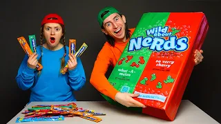 Mukbang Giant Nerds Gummy Candy 자이언트 캔디 MUKACHU