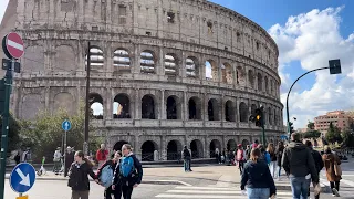 Rome, Italy 🇮🇹 - Walk with me to the Colosseum! - March 2023 - 4K HDR Walking Tour