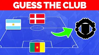 Guess the Club by the National of the Goalkeeper and Strikers | Football Quiz