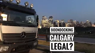 City Life in Calgary in a Rv 4x4 -Bimobil ex 480