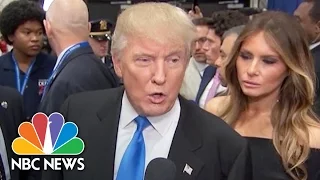 Donald Trump 'Glad' He Didn't Mention Bill Clinton Indiscretions | NBC News