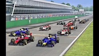 All F1 2018 Cars vs All GP2 Cars - Monza