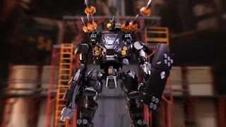 Great Mecha Figure！！！JoyToy Dark Source 1/25 Tiekui Dual Pilot Mecha 01【Stop Motion Animation】