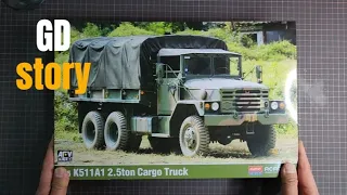 [언박싱] ACADEMY 1/35 K511A1 2.5ton CARGO TRUCK