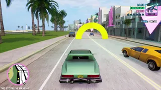 GTA Vice City Definitive Edition - Street Race 2 "Ocean Drive" - Gameplay