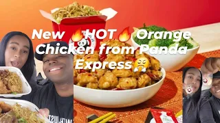 New Panda Express Hot Orange Chicken FOOD REVIEW Wing Stop Jimmy John's Mexican Food And More