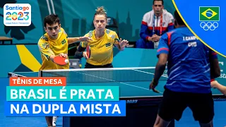 JOGOS PAN-AMERICANOS | BRUNA TAKAHASHI E VITOR ISHIY SÃO PRATA NA DUPLA MISTA DO TÊNIS DE MESA