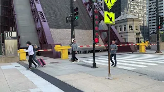 Monroe St Drawbridge in Chicago IL