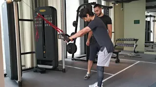 STANDING DUAL ROPE STRAIGHT ARM PULLDOWN - DMPT