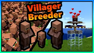 Minecraft Dorfbewohner Zucht Farm (einfach) | 1.20 - 1.21+