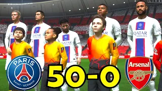 FIFA 23 - RONALDO,MESSI , MBAPPE, NEYMAR, ALL STARS | PSG Vs ARSENAL  - PS5 4K