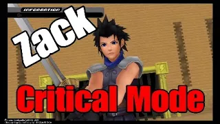 How to beat Zack Critical Mode (TERRA) - Kingdom Hearts Birth By Sleep