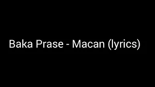 Baka Prase - Macan (tekst)