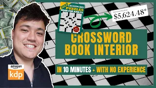 Create A Crossword Book FAST using only FREE software for Amazon KDP #lowcontentbooks #crossword