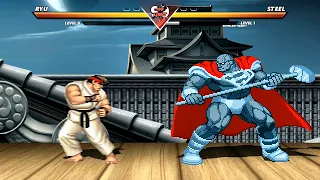 RYU vs STEEL - Highest Level Amazing Fight!