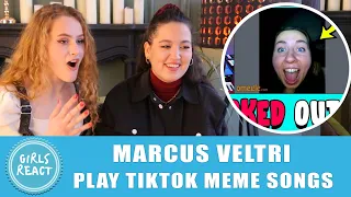 Girls React - Marcus Veltri - Omegle  but I play TikTok MEME Songs. Reaction