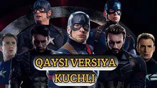 KAPITAN AMERIKANI TOP 7 TA ENG KUCHLI VERSIYASI.